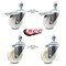 Service Caster 4 Inch Nylon Wheel Swivel 12mm Threaded Stem Caster Total Lock Brakes, 2PK SCC-TSTTL20S414-NYS-M1215-2-S-2 - alternate 3